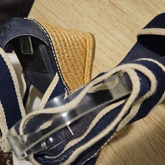 TORY BURCH FRIEDA Espadrille Wedges item #40425 - Picture 9 of 10